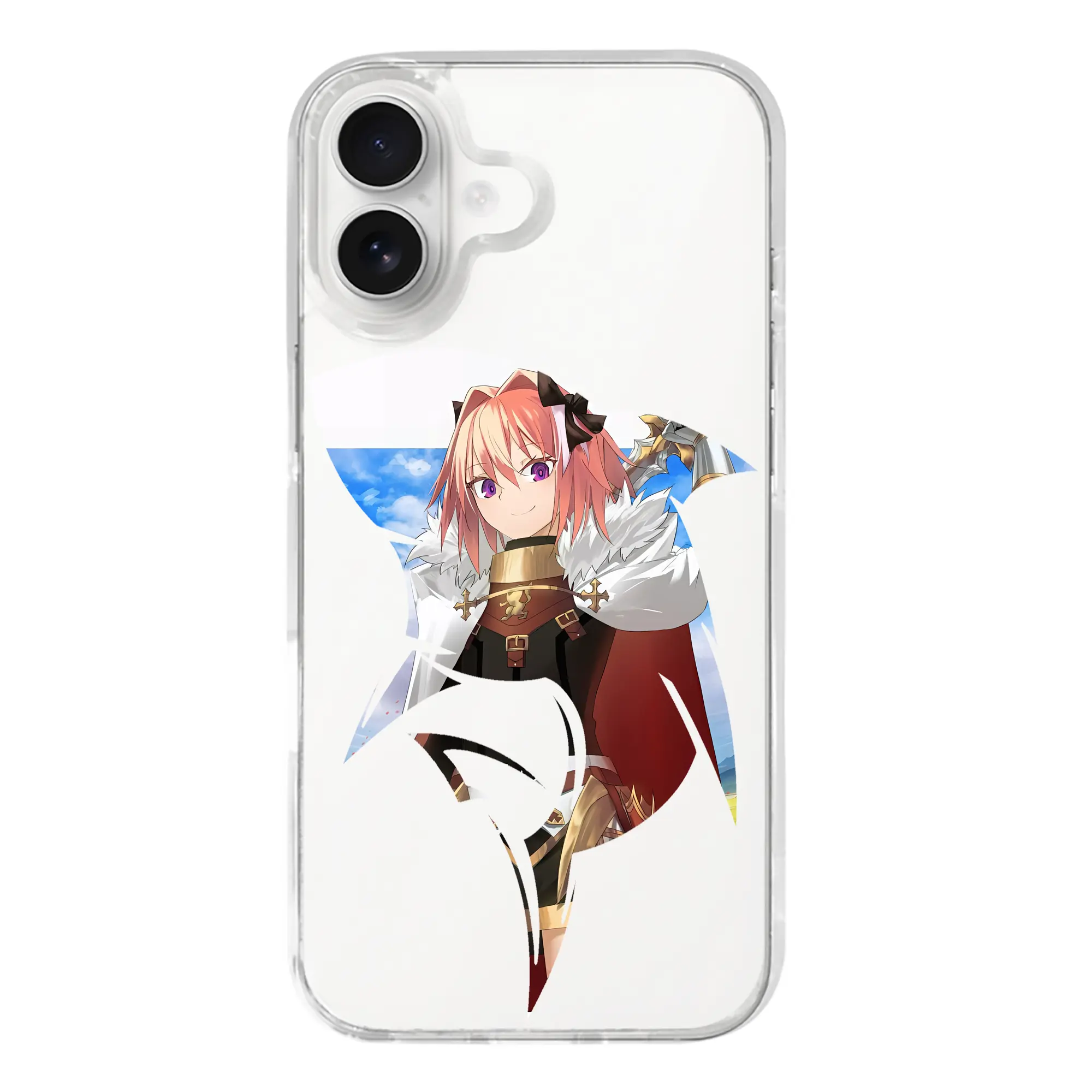 FGO グッズ,アストルフォ - iPhone 17シリーズ 透明スマホケース – 薄型・耐衝撃・精密フィット保護カバー